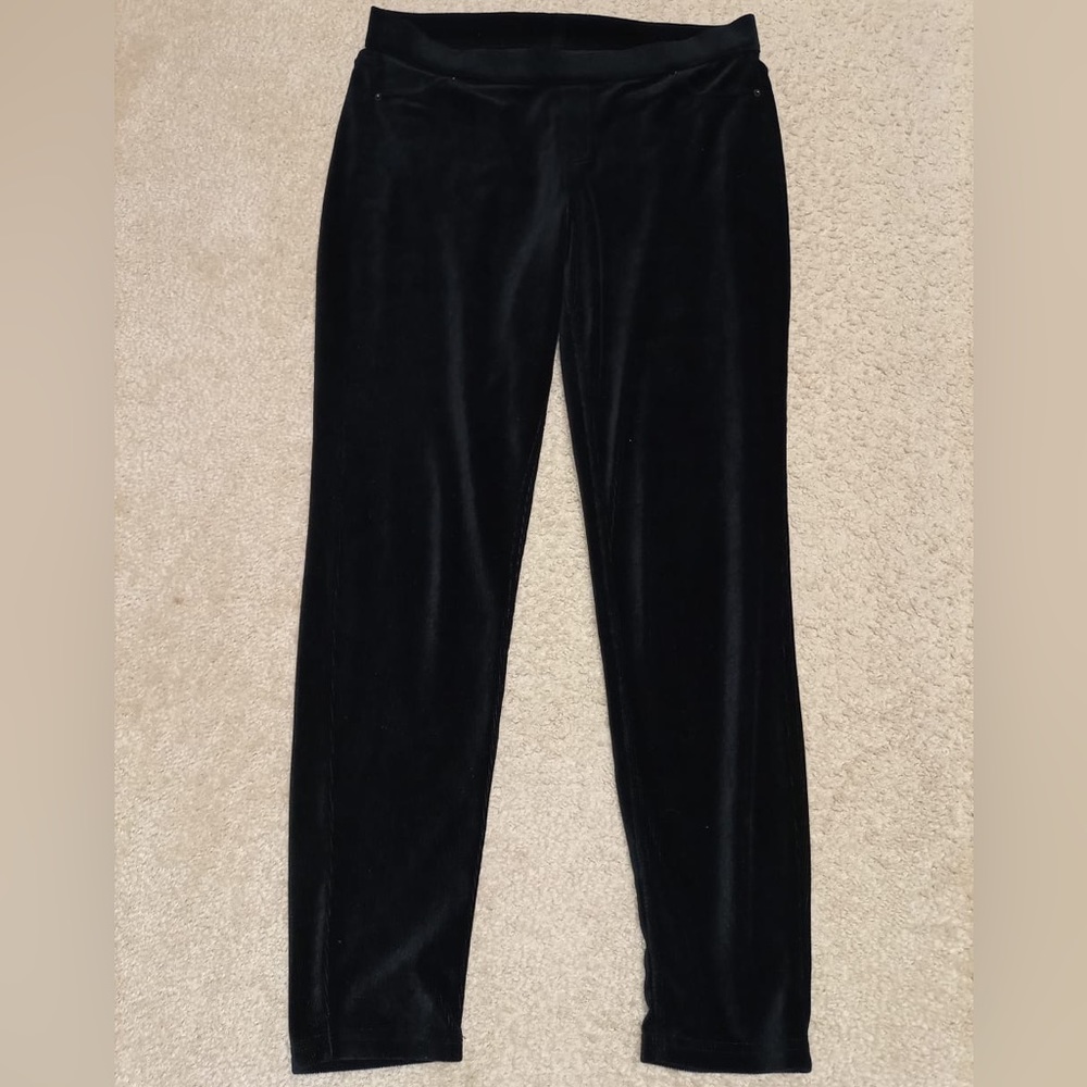 Pull-on Suede Jeggings